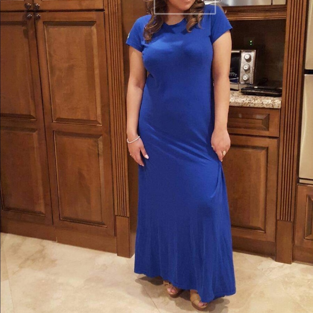 Ralph Lauren Royal Blue Maxi Dress